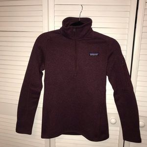 Maroon Patagonia Pull over